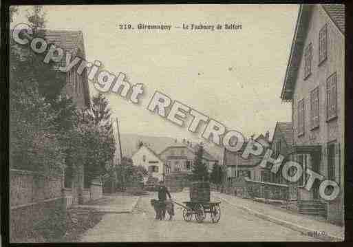 Ville de GIROMAGNY Carte postale ancienne